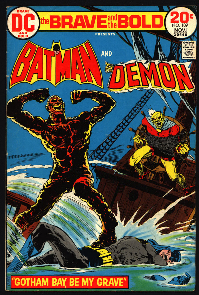 Brave and Bold #109 BATMAN DEMON GOTHAM City Bob Haney Jim Aparo – NEET  STUFF