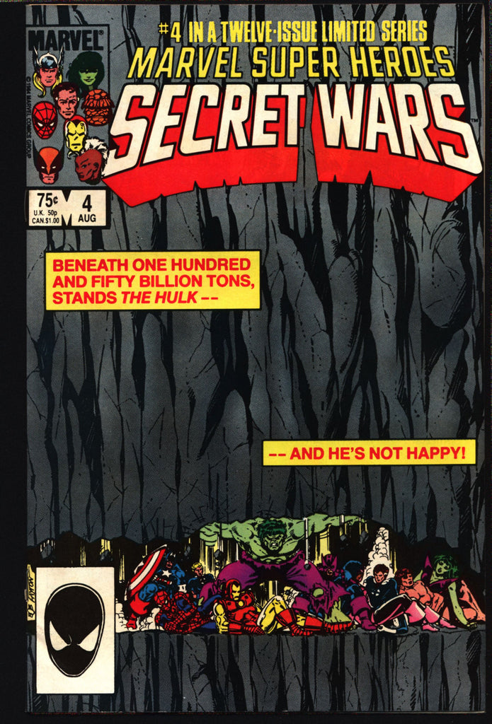 Marvel Super-Heroes SECRET WARS #4 Mike Zeck Beyonder Spiderman Hulk V –  NEET STUFF