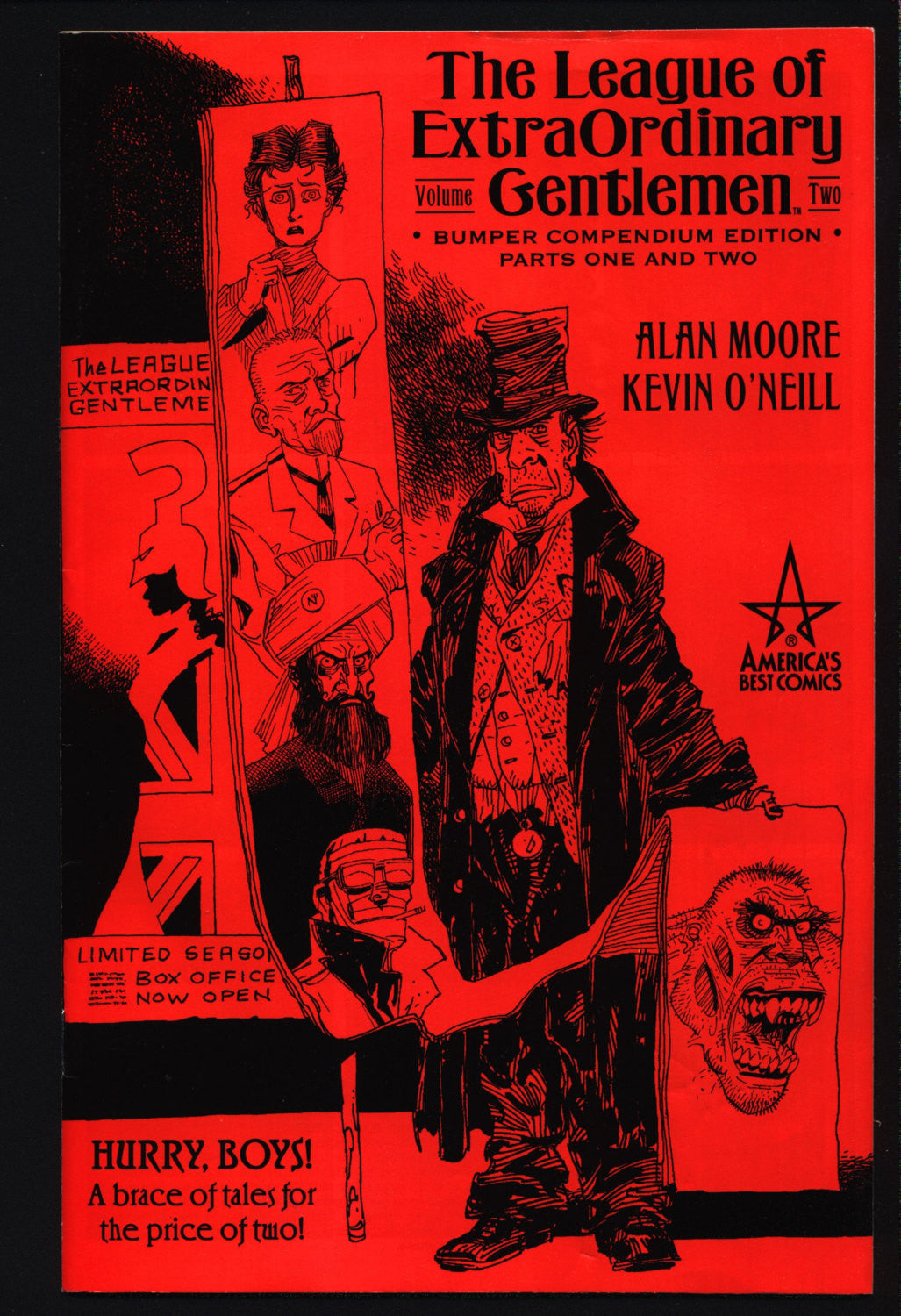 League of Extraordinary Gentlemen BUMPER COMPENDIUM Vol 2 parts one and two, Alan Moore,Kevin O’Neil,Dr Jekyll,Mina Harker,Alan Quartermain