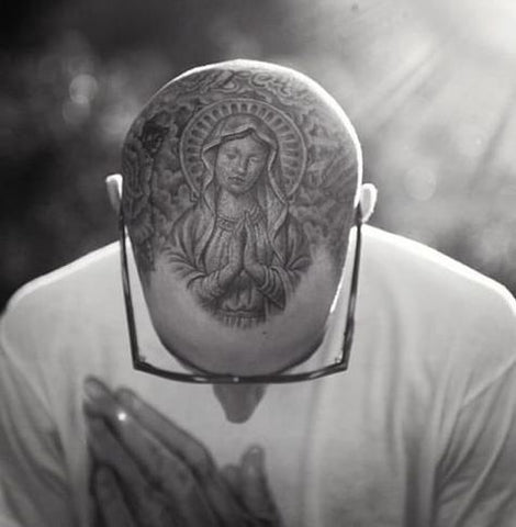 Virgin Mary Jesus Portrait Tattoo  Joel Wright  Flickr