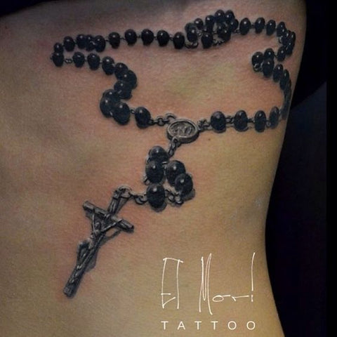 Tattoo uploaded by Deoh  This was a real fun tattoo Rosary Realism   Tattoodo