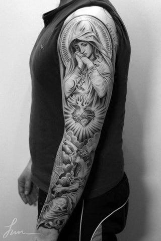Our Lady Of Sorrows tatouage  Fer De Lance Tattoo  Facebook