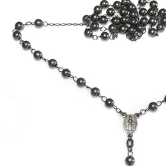 mariasalvador.it men rosary beads necklace rosario da uomo in argento