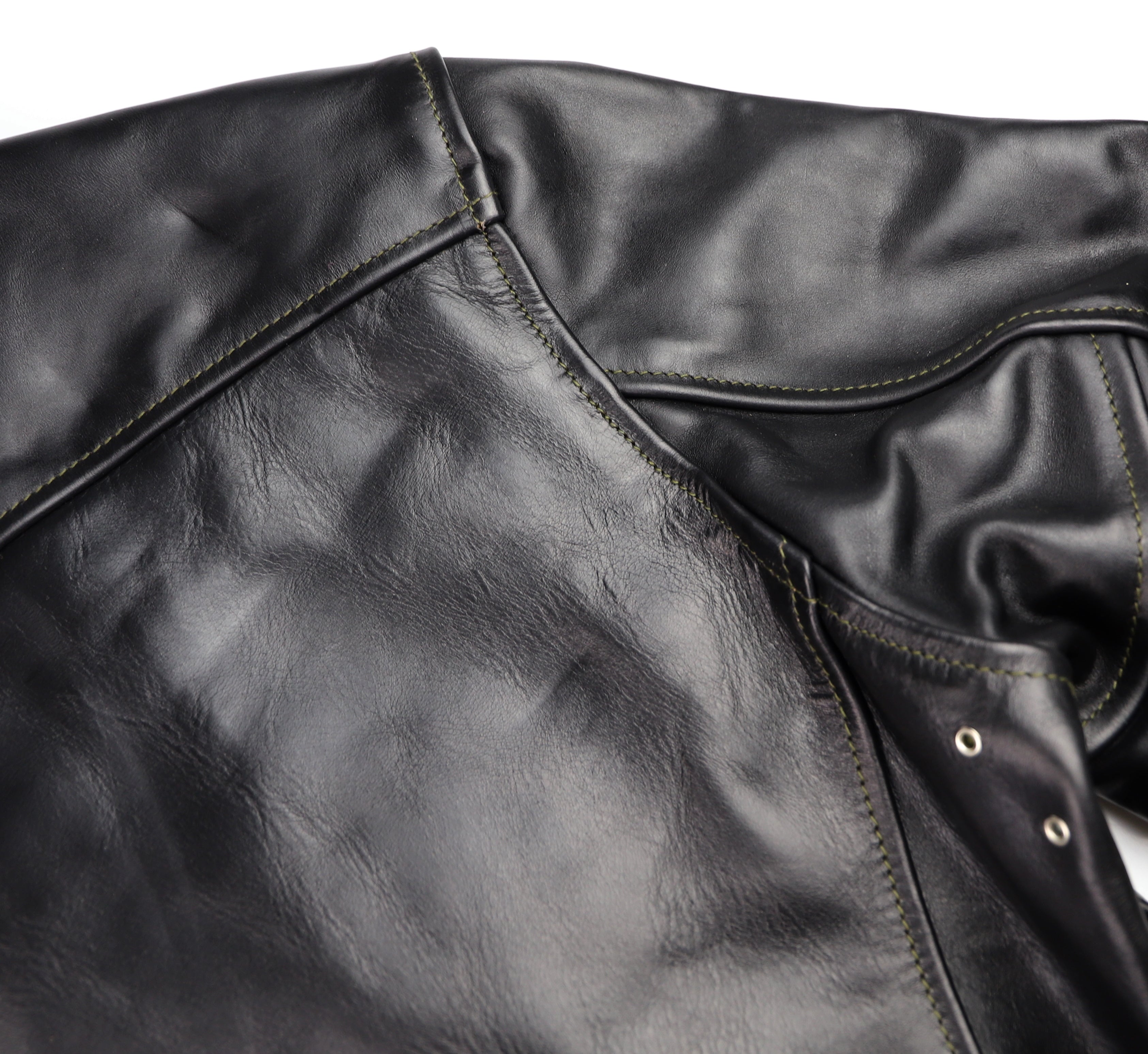 Aero Maxwell, size 42, Black CXL Horsehide – Thurston Bros Rough Wear LLC