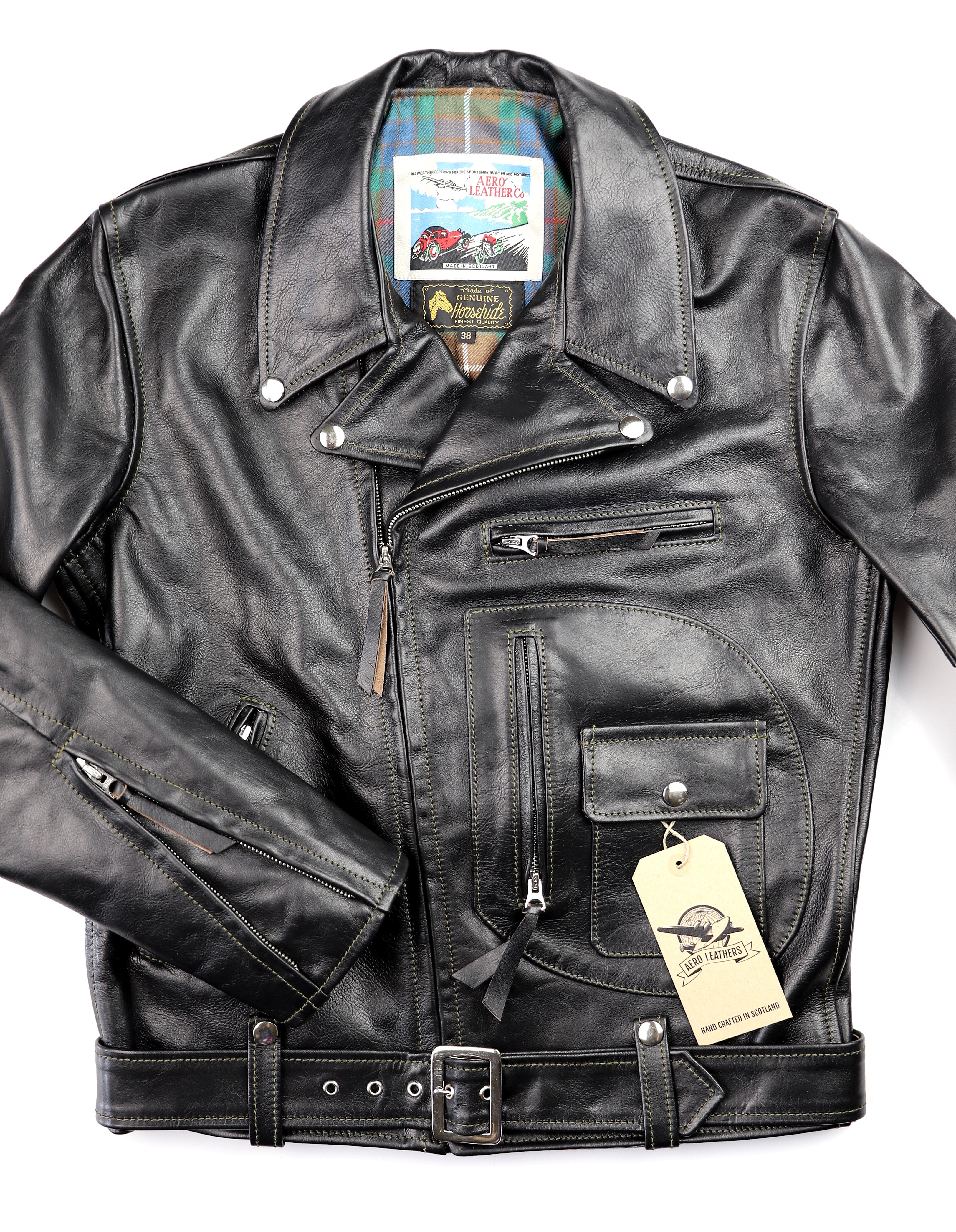 LLC – Brown 38, Bros Aero Blackened Rough Horsehide Vicenza D-Pocket size Ridley, Thurston Wear