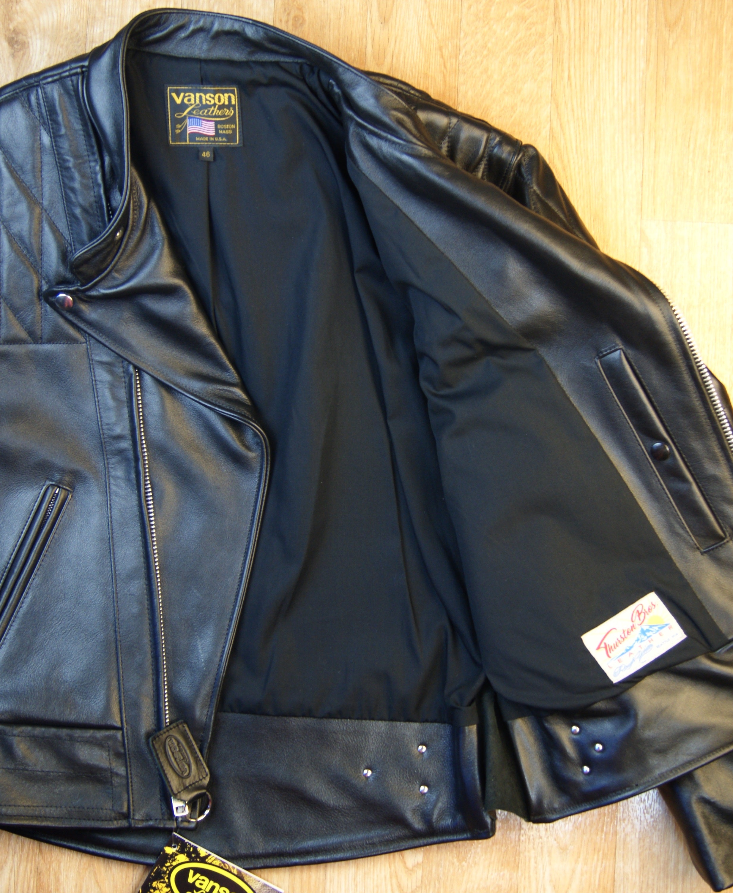 Vanson Chopper Jacket, size 46 – Thurston Bros Rough Wear LLC