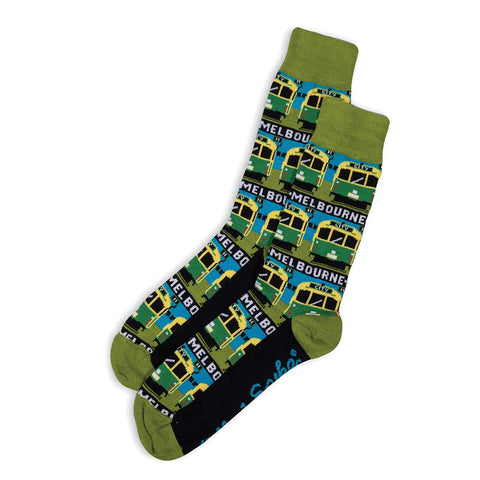 Otto and Spike Melbourne themed socks