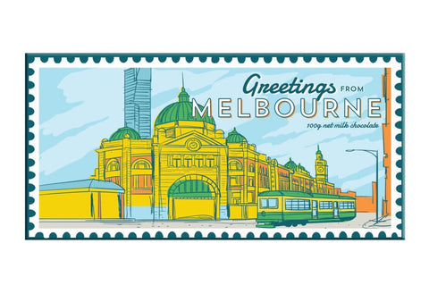 Melbourne themed chocolate souvenir