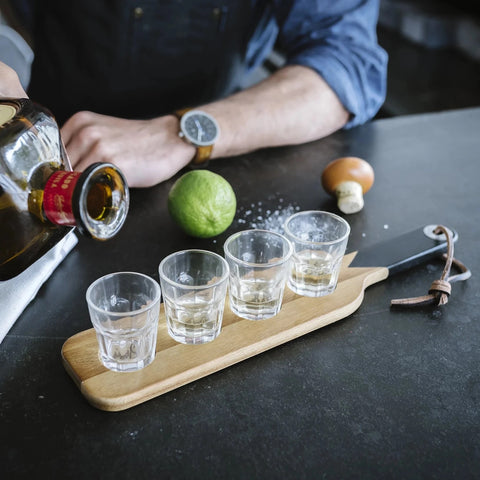 Shot glasses and board - Gentlemen's Hardware