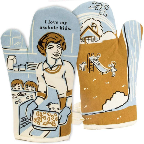 Blue Q oven mitts