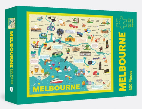 Melbourne Map Jigsaw Puzzle