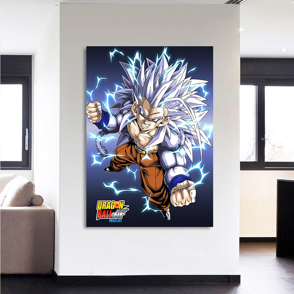 Dragon Ball AF Son Goku SSJ5 Powerful 1Pc Canvas Print — DBZ Store