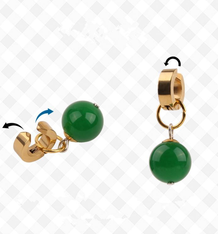 Dragon Ball Super Potara Earrings (Goku Black)