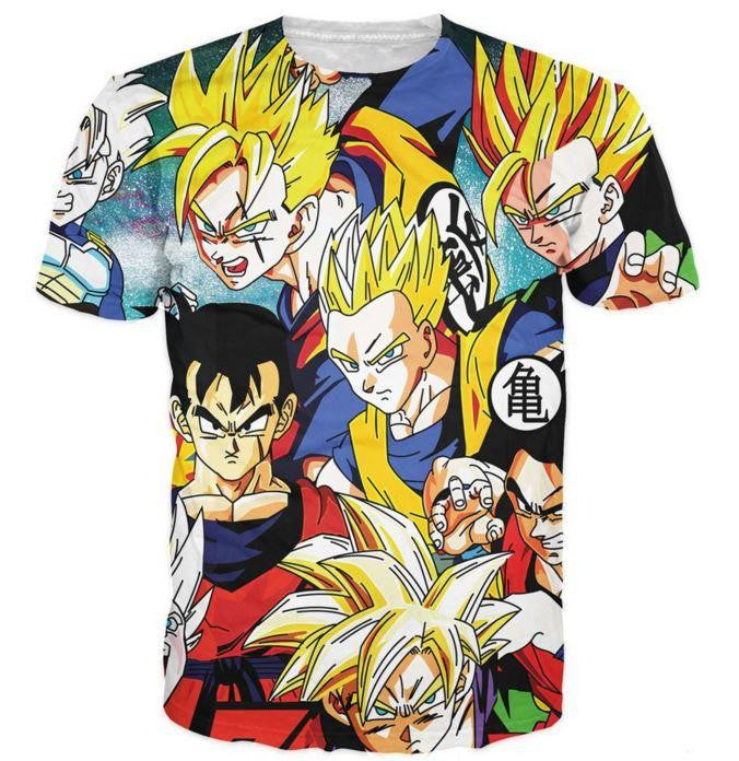 Classic Dragon Ball Z Cool Gohan Stylish 3d T Shirt