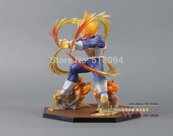 15cm Anime Dragon Ball Z Dragonball Super Saiyan Vegeta Battle State Final  Flash PVC Action Figure Model Toy