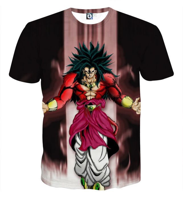 Dragon Ball Z Legendary Super Saiyan Broly 4 Dope Aura T-Shirt — Saiyan Stuff