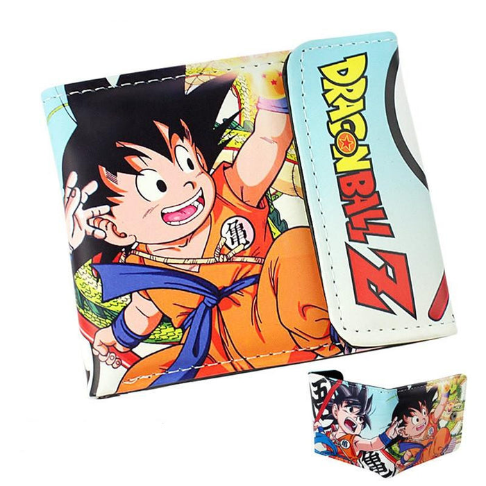 Dragon Ball Z Young Goku Shenron Blue Wallet — Saiyan Stuff