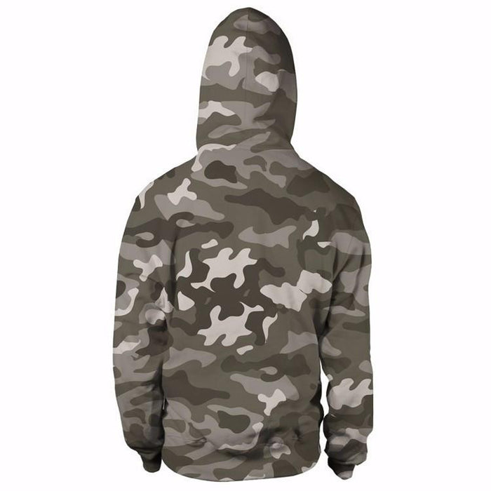 Majin Vegeta Camo Military Camouflage Dab Dance Grey Hoodie — Saiyan Stuff