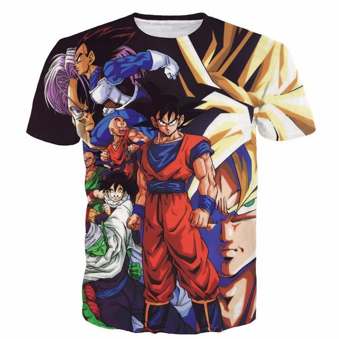 Z Fighters Dragon Ball Z Heroes Characters Astonishing 3d T Shirt