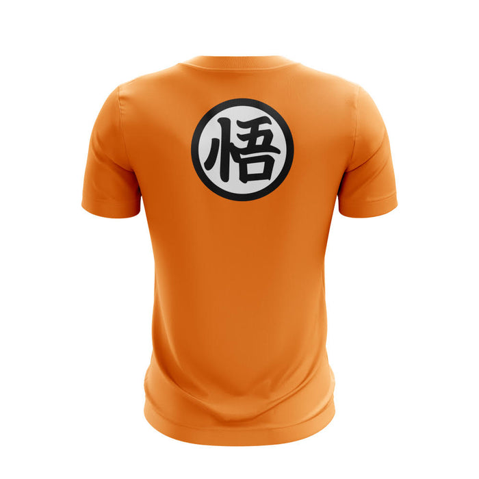 Dragon Ball Z Whis And Goku Logo Amazing Orange T-shirt — Saiyan Stuff