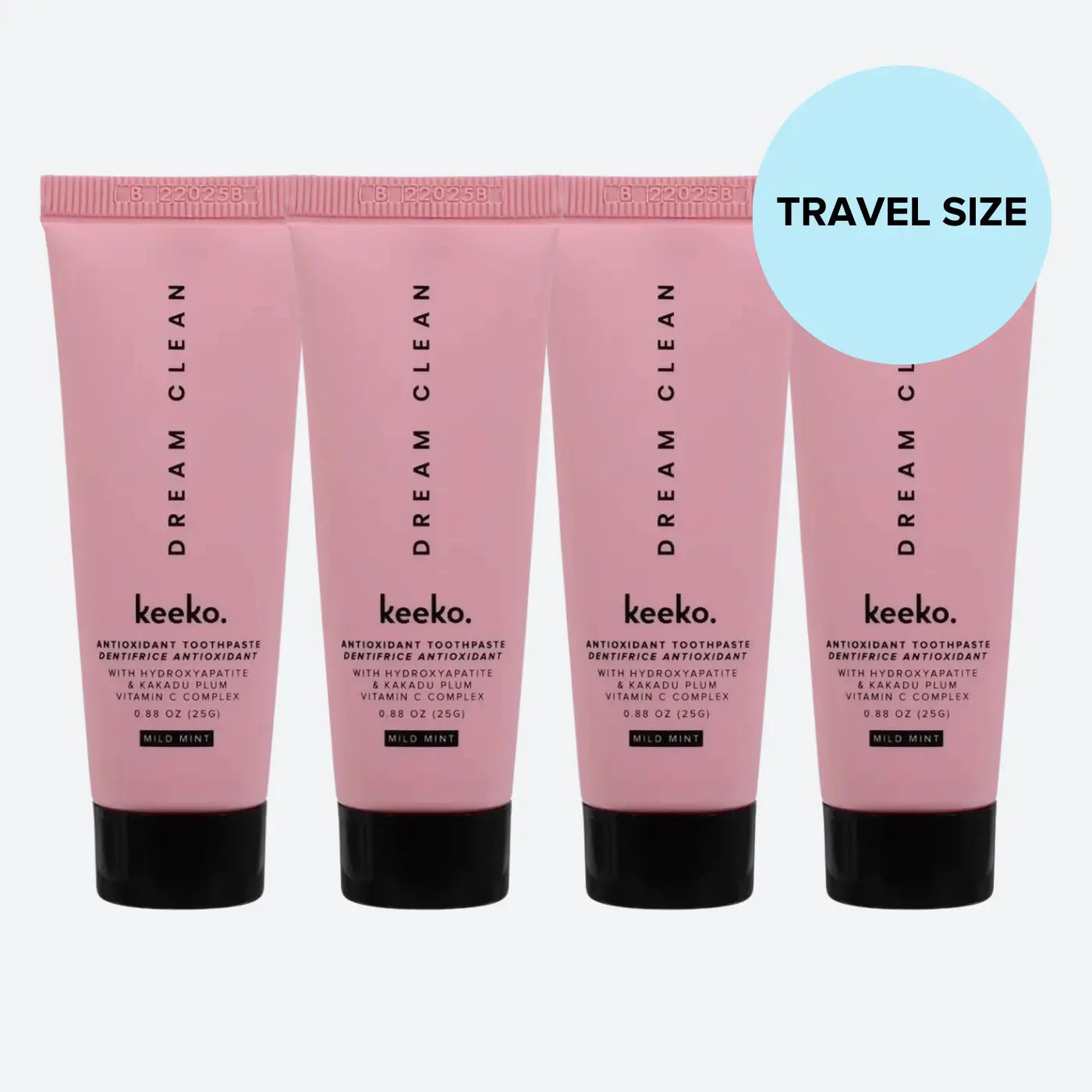 x4 Travel Toothpaste