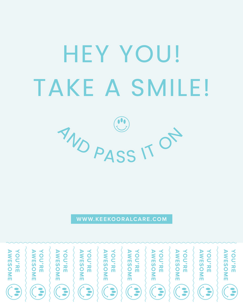 Share a smile printable