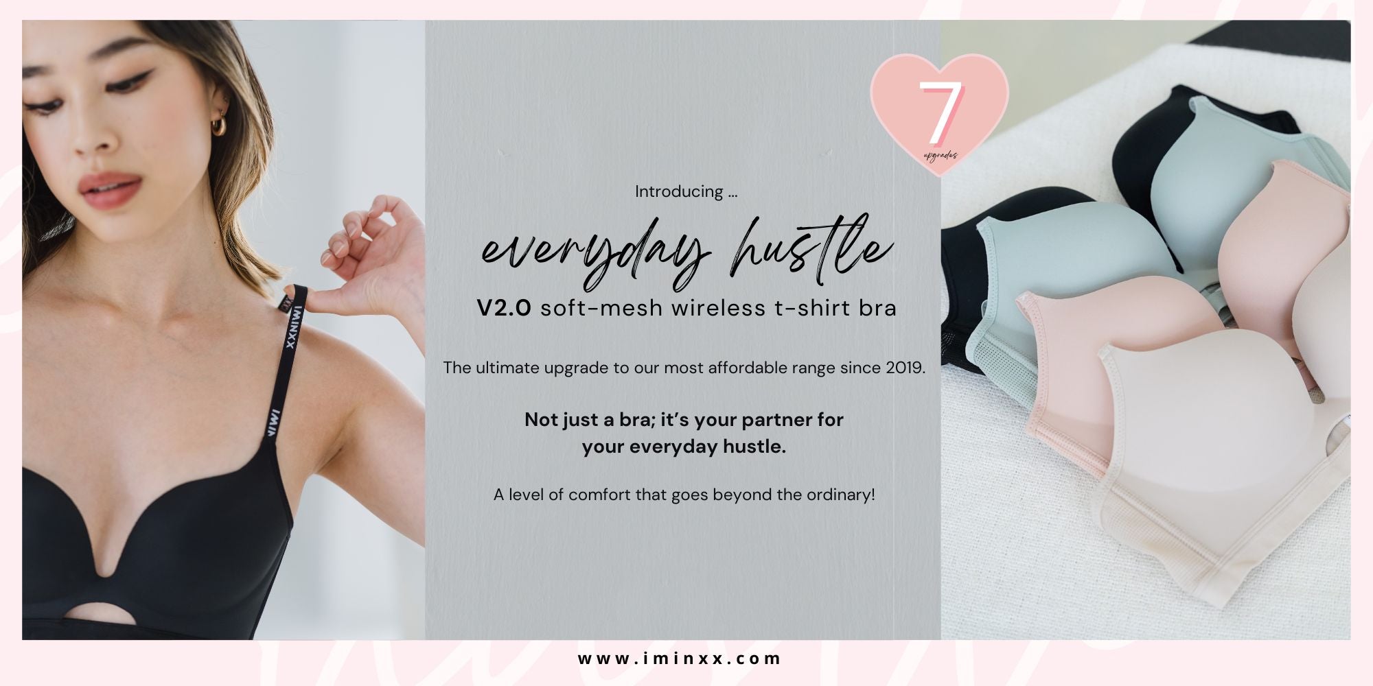 Everyday Hustle V2.0! Soft-Mesh Wireless T-Shirt Bra