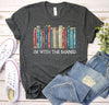 I'm With The Banned, Banned Books Shirt, Banned Books Graphic T-Shirt, Reading Shirt, Librarian Shirt, Bookish Shirt, Gift for Book Lover