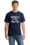 SignatureTshirts Men's Happiness is Being a Paw Paw T-Shirt