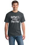 SignatureTshirts Men's Happiness is Being a Paw Paw T-Shirt