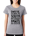 SignatureTshirts Woman's Crew Southern Sass Country Class Cute Funny Shirt