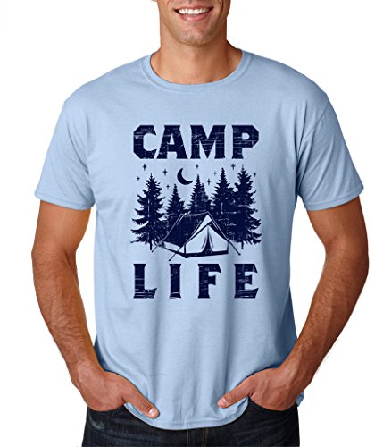 SignatureTshirts Men's Tee, Camp Life - Funny & Cute App