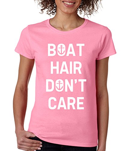 SignatureTshirts Women's Boat Hair Don鈥檛 Care T-Shirt