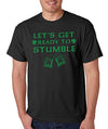 SignatureTshirts Men's Irish St Patricks Day Ready to Stumble T-Shirt Black/Green, S-2XL