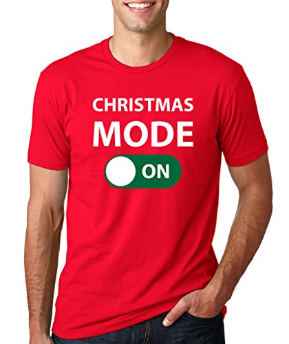 SignatureTshirts Men's Tee, Christmas Mode On - Holiday Funn