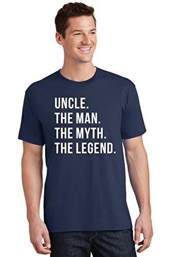 SignatureTshirts Men's T-Shirt Uncle The Man The Myth The Legend Funny Birthday Gift Fathers Day