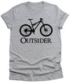 Funny Bicycle Outsider Mens Tshirt, Birthday gift for brother,Outdoor Lover Gift Adventure Outside Nature bicycle trail race bike mountine