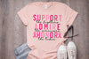 Breast Cancer Ribbon Shirt, Support Admire Honor Shirt, Survivor Shirt, Pink Ribbon Shirt, Breast Cancer Awareness tee, Cancer Ribbon Shirt