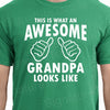 This Is What An Awesome Grandpa Looks Like - Gift For Grandpa - Funny Mens t-shirt - Grandpa shirt - Grandpa gift - Fathers Day gift