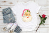 Christmas Santa Shirt, Retro Santa Shirt, Gift For Christmas, Pink Santa Hat Shirt, Vintage Santa Shirt, Retro Pink Santa Shirt, Santa shirt