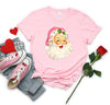 Christmas Santa Shirt, Retro Santa Shirt, Gift For Christmas, Pink Santa Hat Shirt, Vintage Santa Shirt, Retro Pink Santa Shirt, Santa shirt