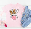 Bubblegum Bunny Easter Toddler Shirt, Toddler Shirt, Retro Natural Kids Shirt, Cute Easter Toddler Tee, Bubble Gum Bunny tee