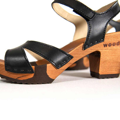 Carmen Damen Clog Sandaletten woody®