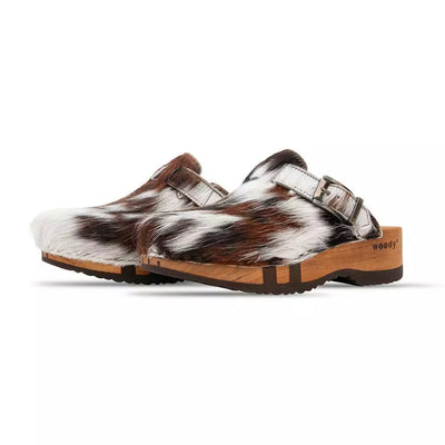 leon fell, fellclogs herren mit biegsamer nachhaltiger holzsohle, farbe: fell natur, holzclogs woody, woody schuhe, woody shoes, handgemachte holzschuhe aus österreich, kärnten