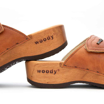 Melanie Damen Clog Pantolette woody®