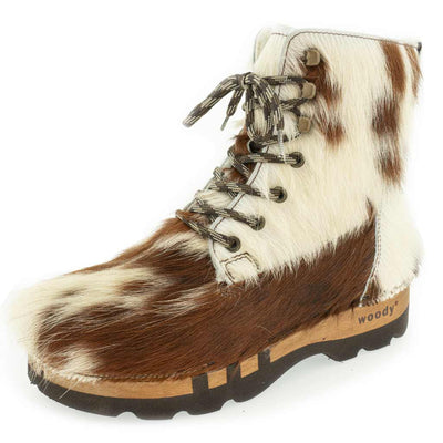 pascal fell, clog fellstiefel Herren mit biegsamer nachhaltiger holzsohle, farbe: fell natur, holzclogs woody, woody schuhe, woody shoes, handgemachte holzschuhe aus österreich, kärnten