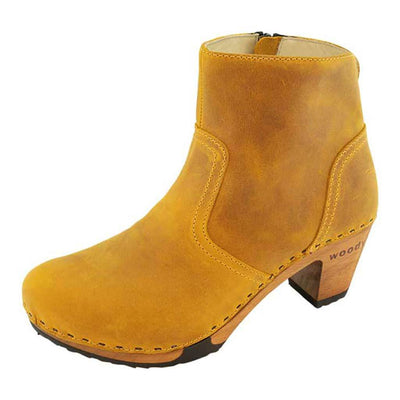 clogs damen tanja woody holzschuhe. tanya ankle boots gefüttert, damenstiefel, stiefel, damenclogs mit flexibler, biegsamer holzsohle. holzclogs, clogs damen knöchel stiefel, damen clogs mit fussbett. ankleboots holz schuhe, holzclog, holzschuhe kaufen.. 