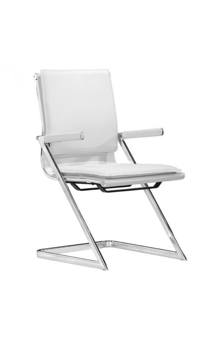 Lider Plus Conference Chair In White Set Of 2