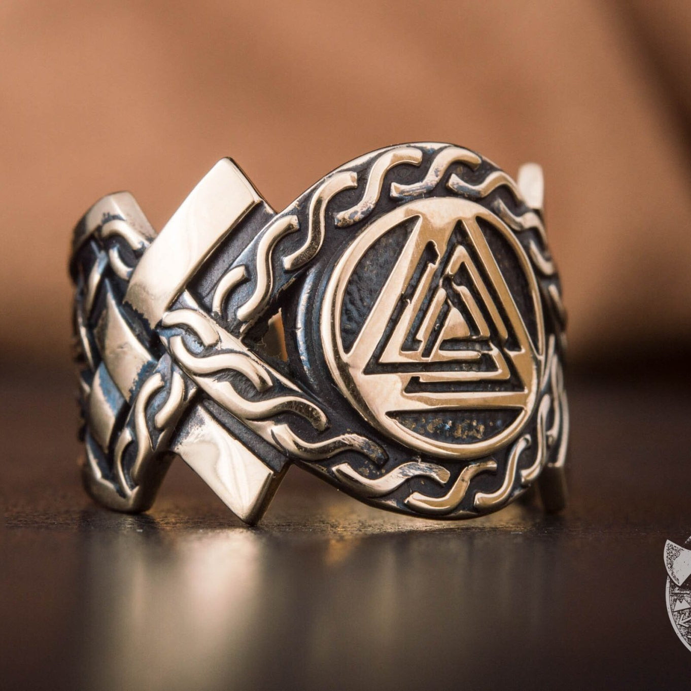 valknut ring viking merch