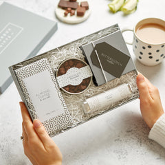 Open Chocolate Gift set with a range of chocolate truffles and bars